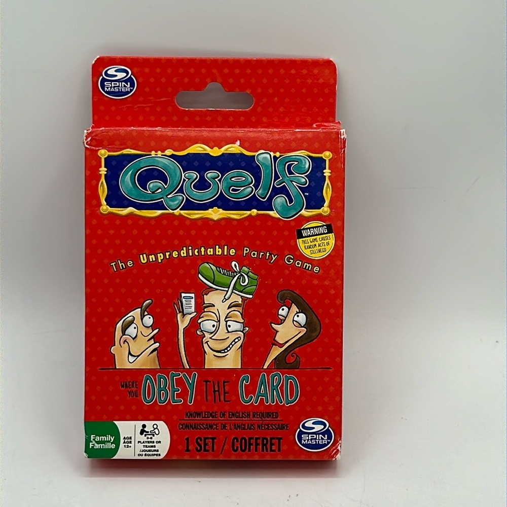 Quelf card game: The Unpredictable Party Game